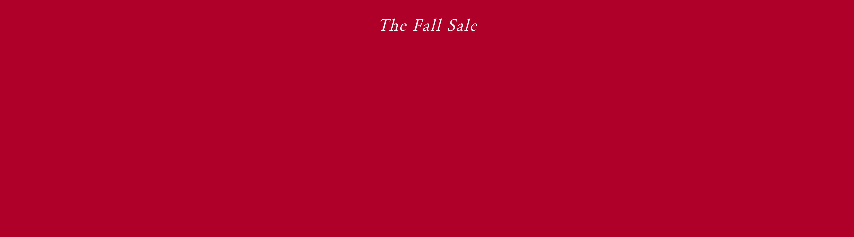 Tommy Hilfiger The Fall Sale Up to 30% off
