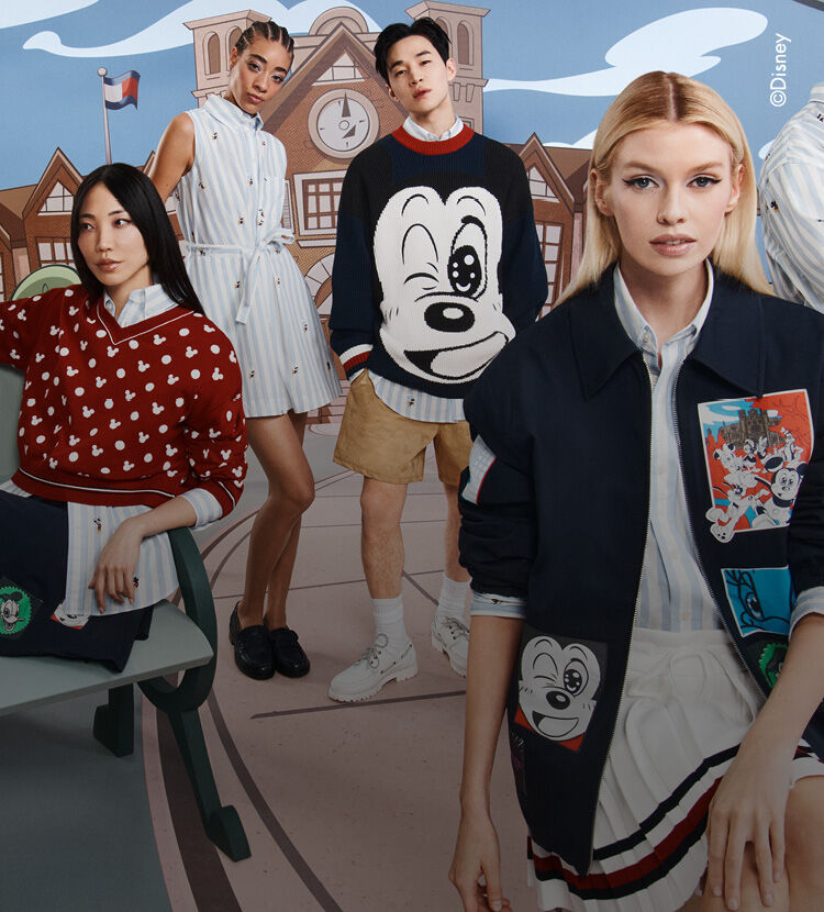Disney x Tommy Collaboration Brings Prep Classics to Characters
