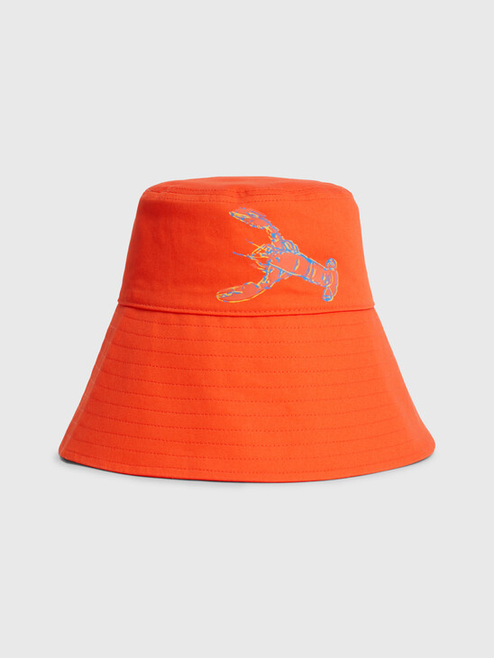 TOMMY HILFIGER X ANDY WARHOL LOBSTER REVERSIBLE BUCKET HAT