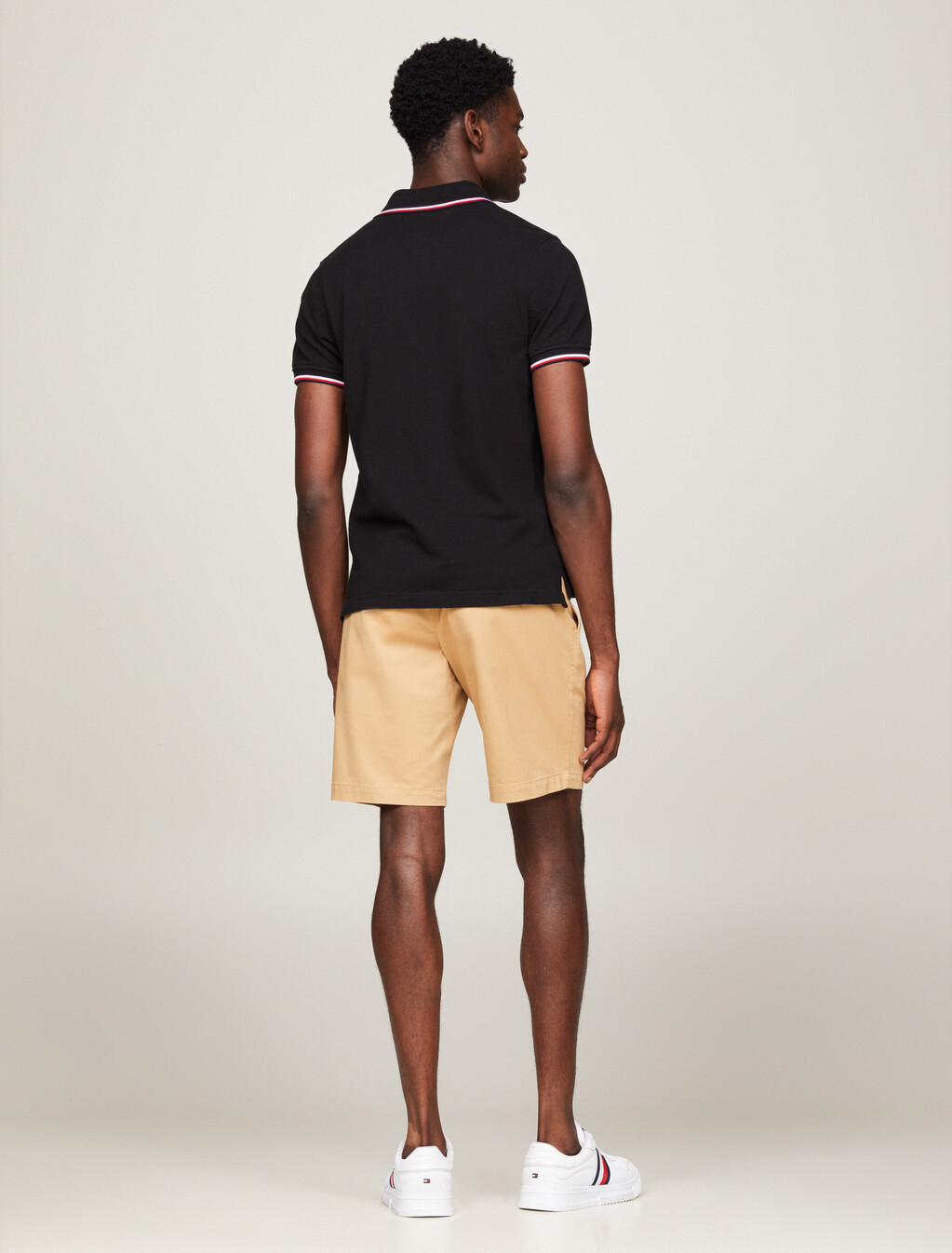 Core Slim Fit Organic Cotton Polo, BLACK, hi-res
