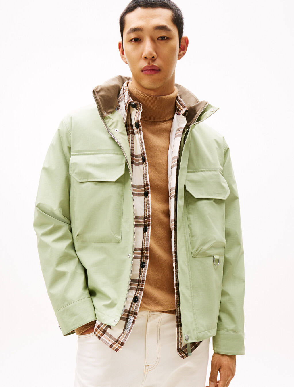 Water Resistant Windproof Ripstop Wading Jacket, Earth Sage, hi-res