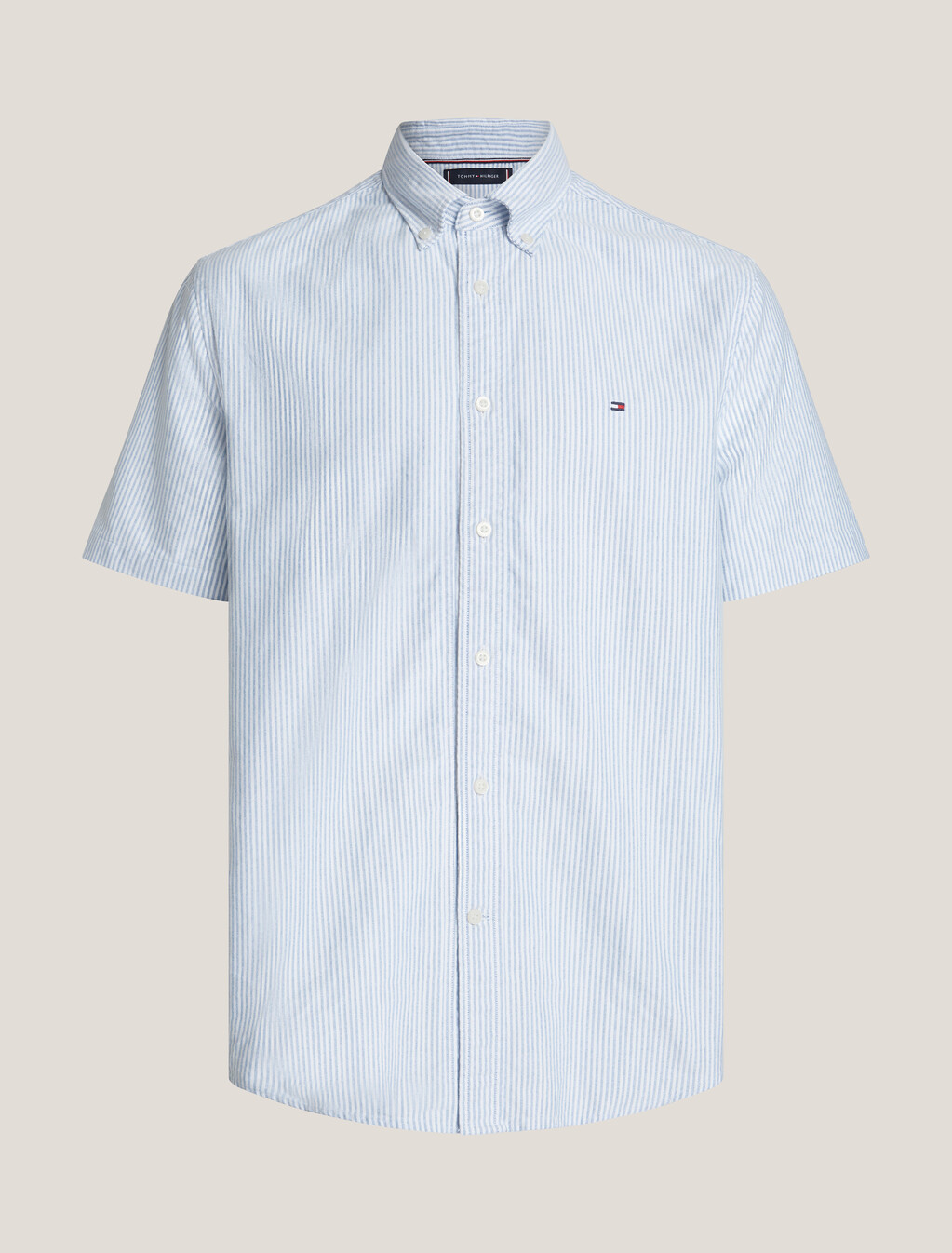 Heritage Stripe Oxford Shirt, Shirt Blue / White, hi-res