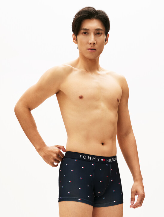 Th Original Print Logo Waistband Trunks
