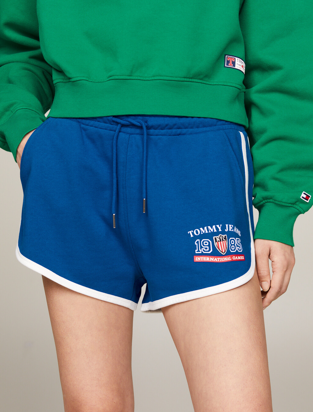 TJ x INTERNATIONAL GAMES Runner Shorts, Phthalo Blue, hi-res