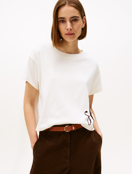 Logo Appliqué Relaxed T-Shirt