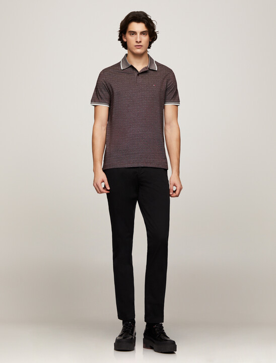 Interlock Micropattern Organic Cotton Polo
