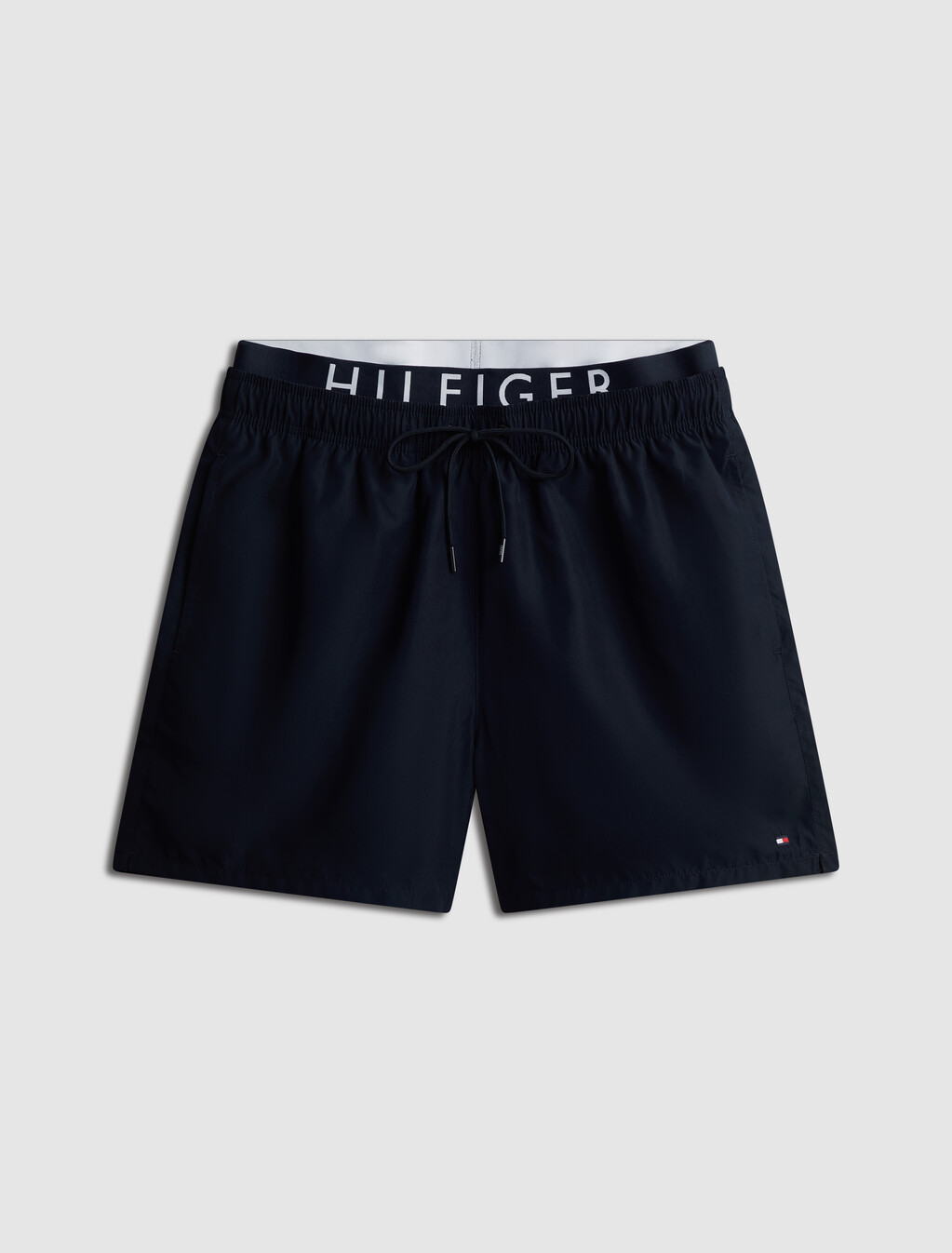 Double Waistband Medium Drawstring Shorts, Desert Sky, hi-res