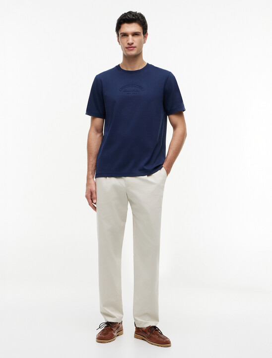 Embossed Logo Interlock T-Shirt