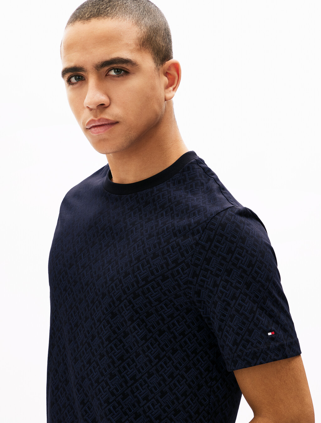 Monogram All Over Print T-Shirt, Desert Sky, hi-res