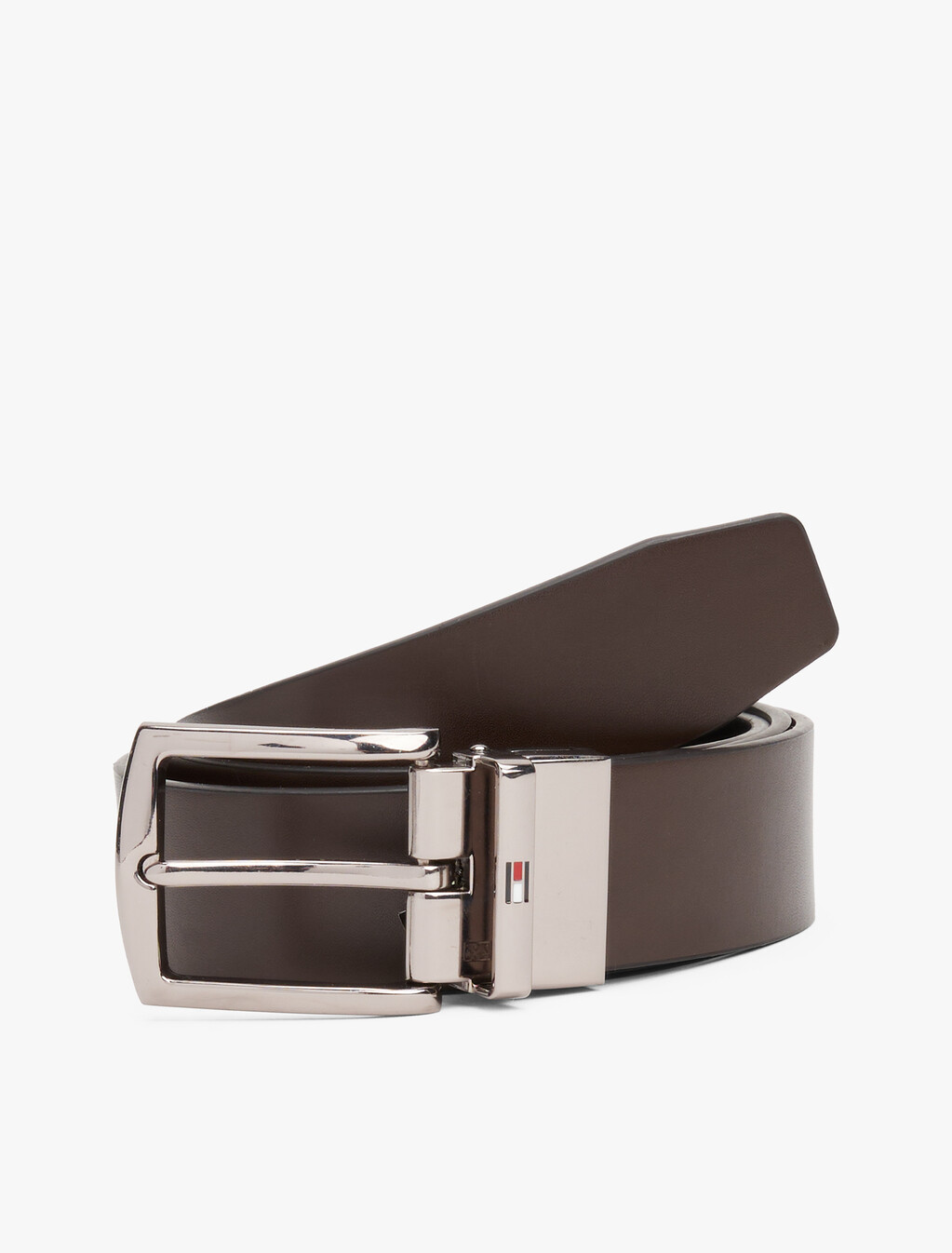 Reversible Leather Belt, Testa Di Moro / Black, hi-res