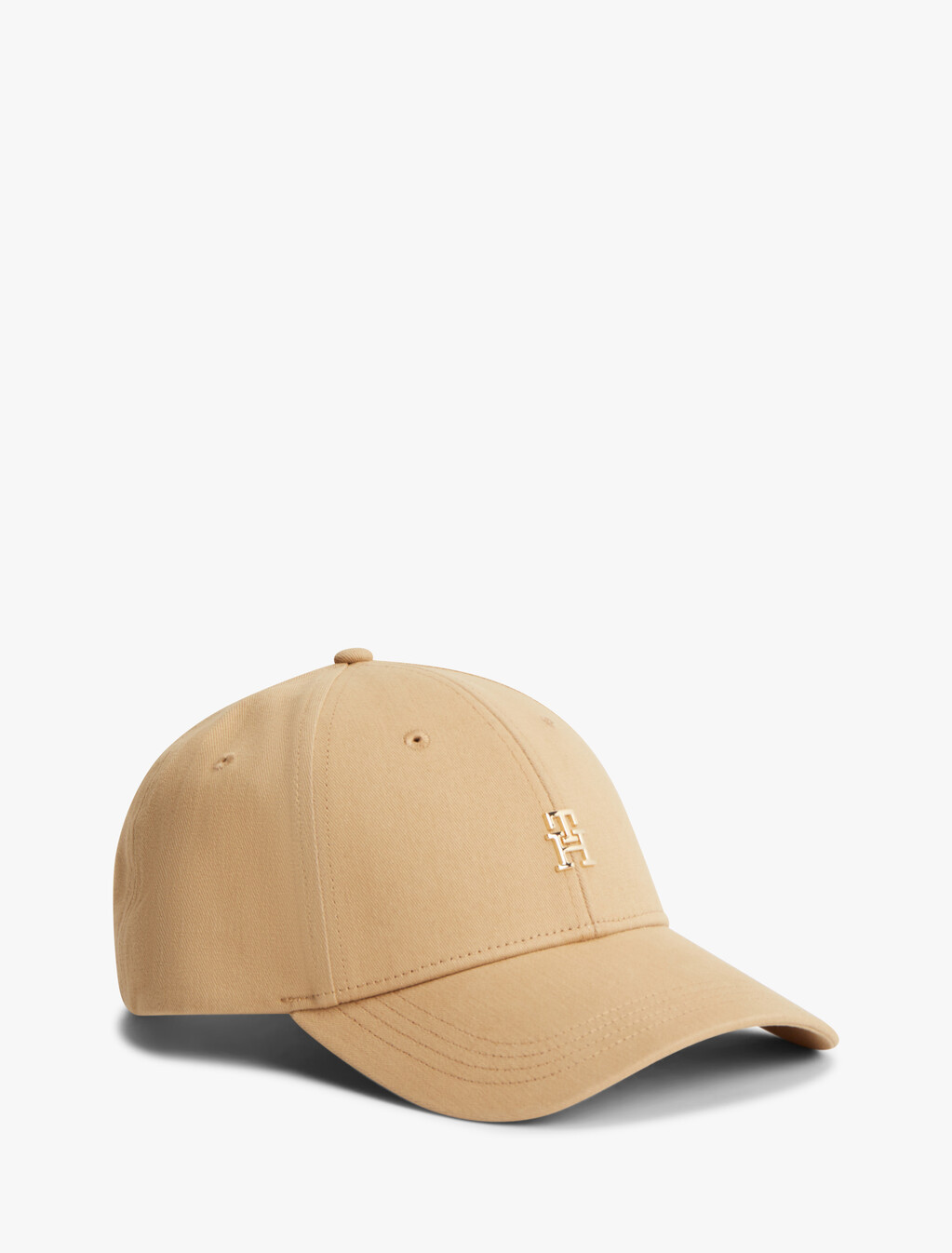 Monogram Applique Cap, Classic Khaki, hi-res