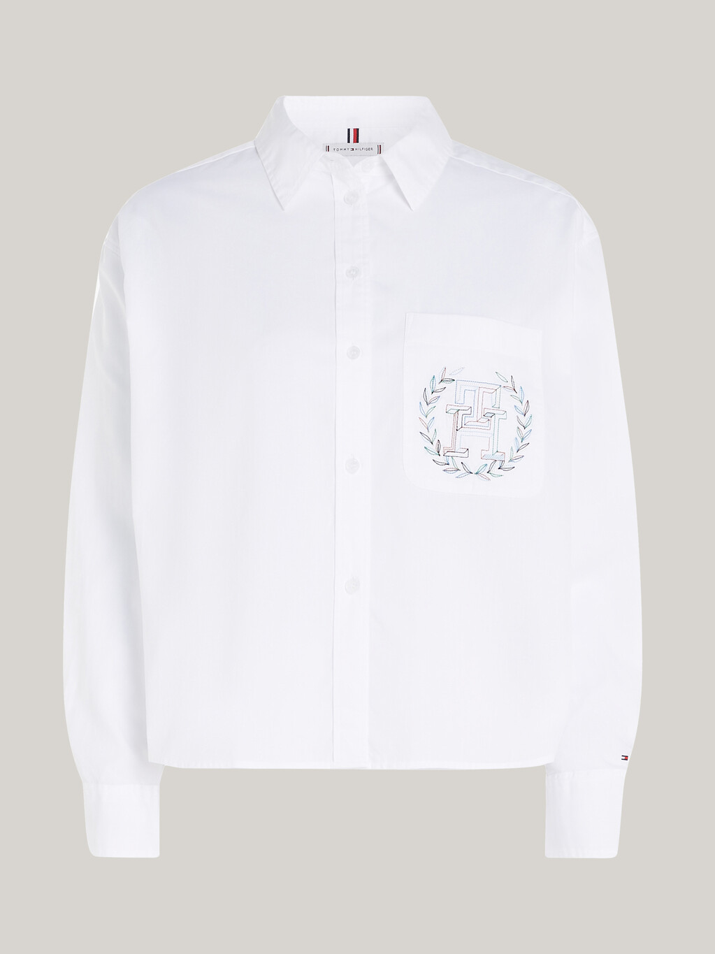 Crest Pocket Shirt, Th Optic White, hi-res