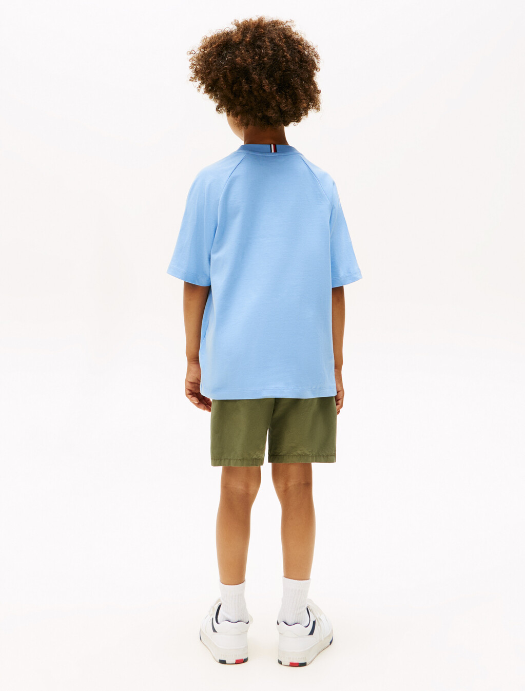 Boys Mixed Graphic T-Shirt, Cloudy Blue, hi-res