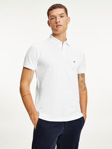 Buy 1985 ORGANIC COTTON REGULAR FIT POLO in color WHITE