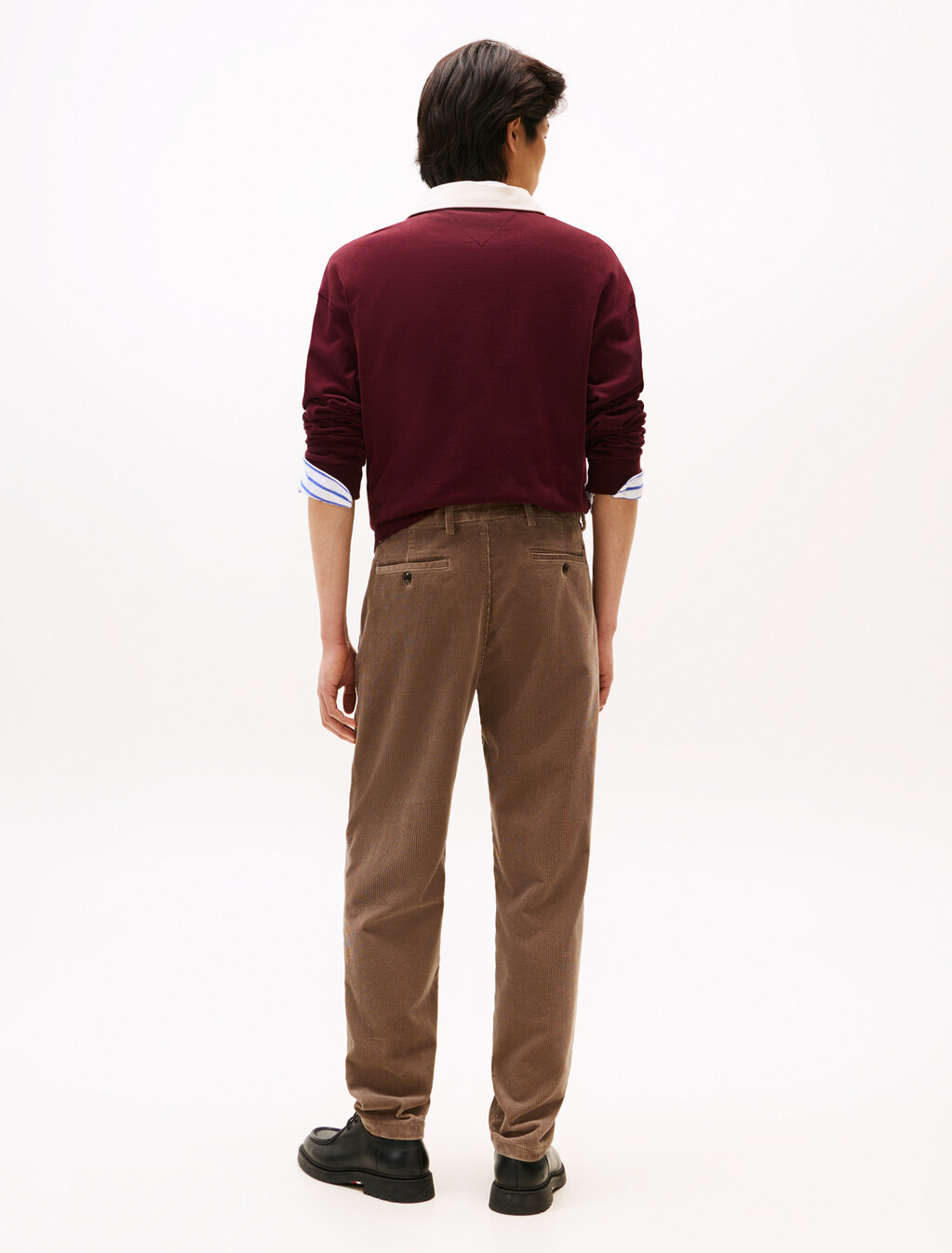 Harlem Pleated Tapered Corduroy Chinos, Coastal Taupe Cord, hi-res