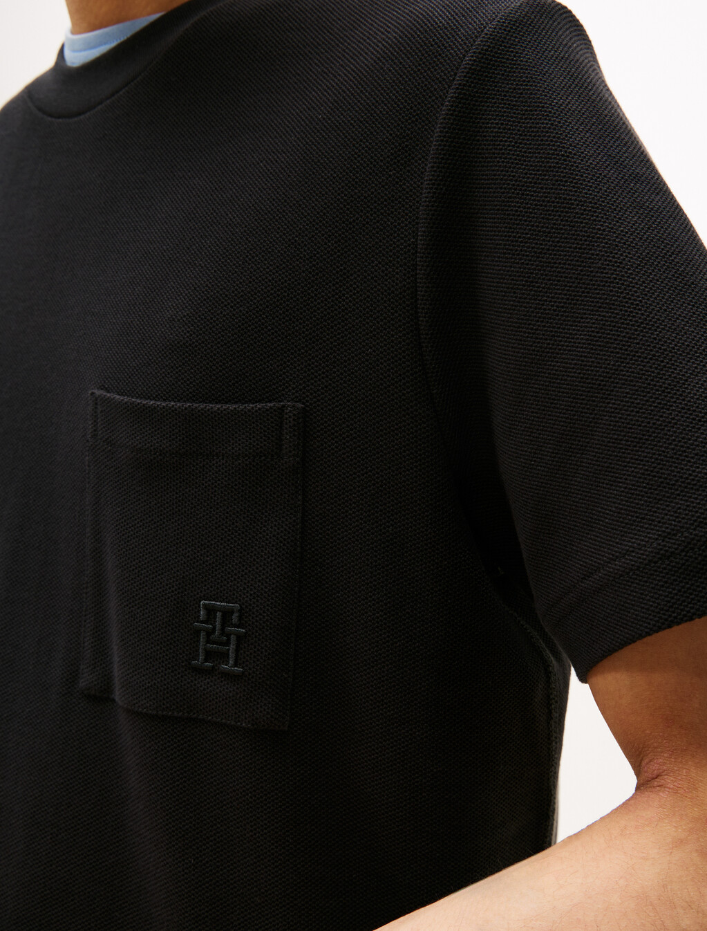 Monogram Pocket T-Shirt, Black, hi-res