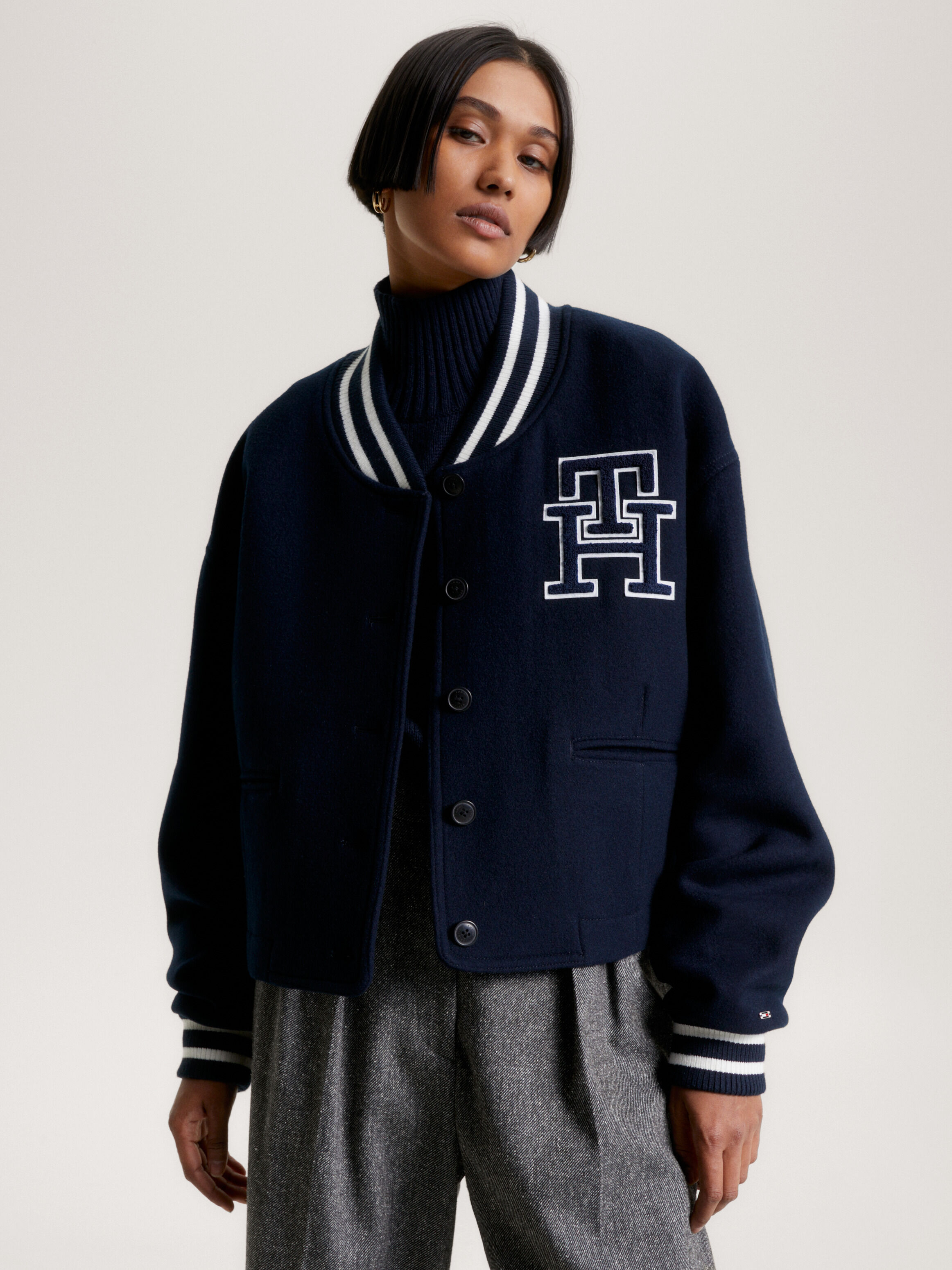 Tommy hilfiger wool jacket top