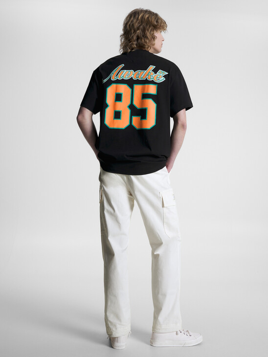 TOMMY X MERCEDES-AMG F1 X AWAKE NY BACK LOGO T-SHIRT