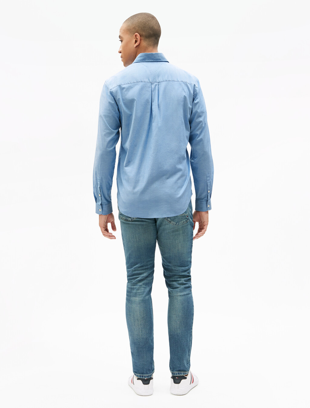 Lightweight Oxford Solid Shirt, Shirt Blue, hi-res