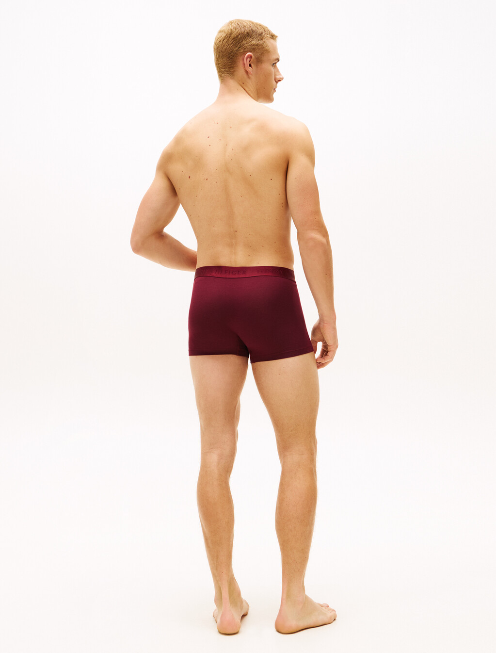 Tonal Logo Trunks, Deep Rouge, hi-res