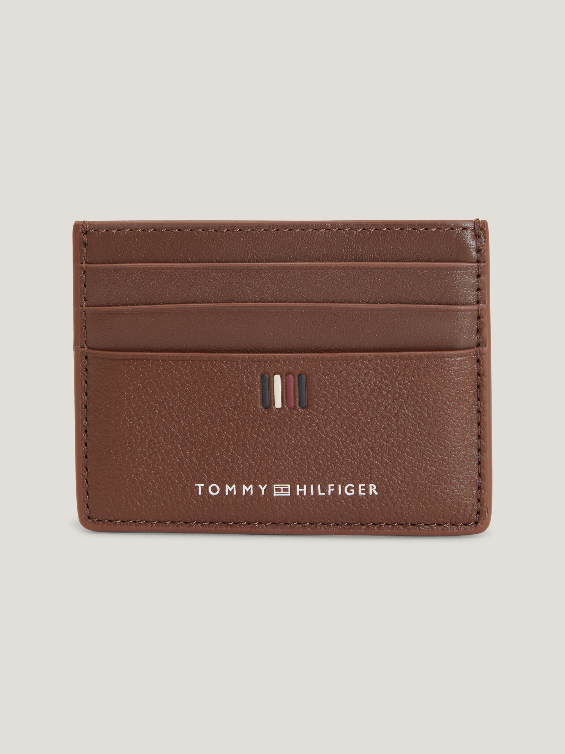 Leather Logo Credit Card Holder