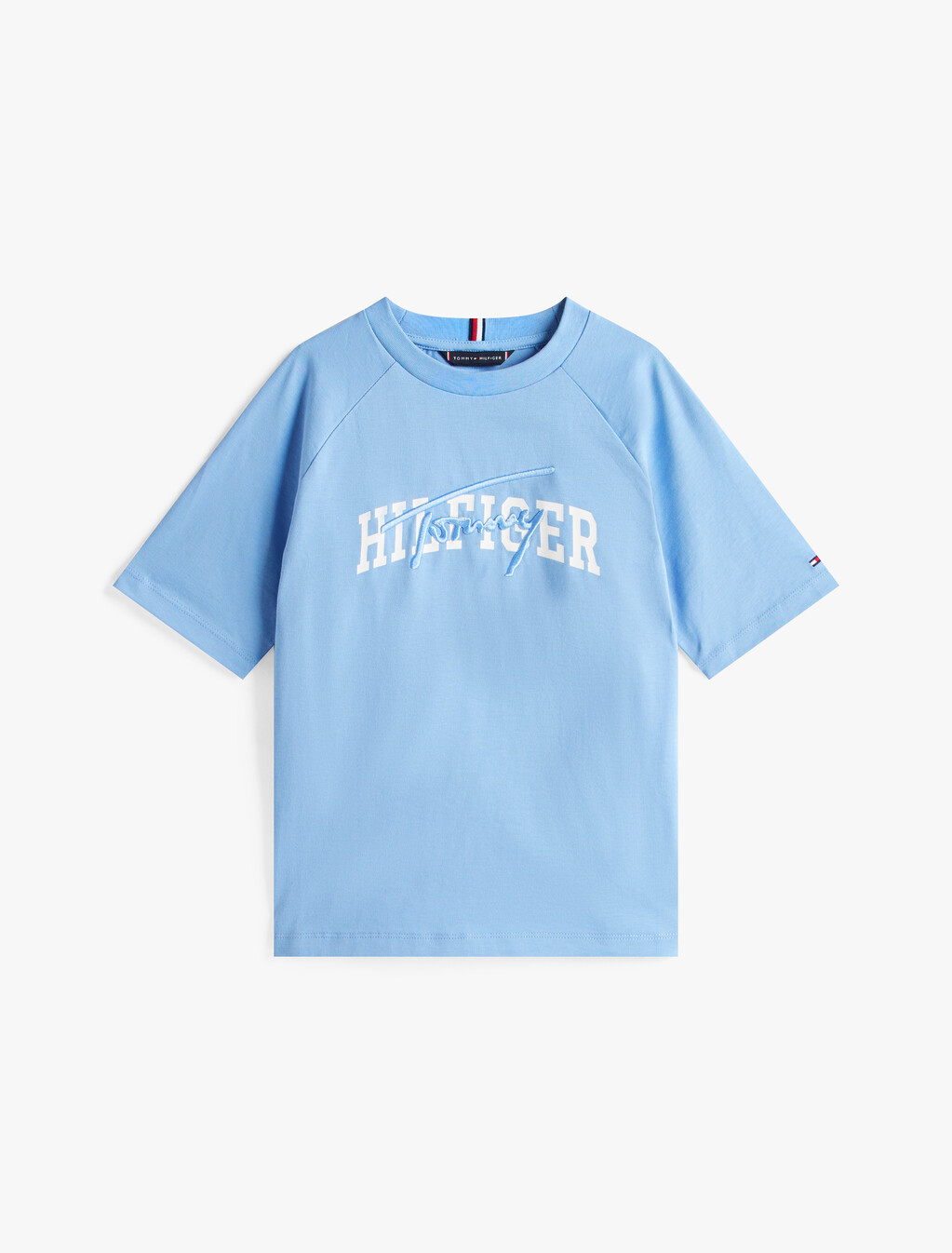 Boys Mixed Graphic T-Shirt, Cloudy Blue, hi-res