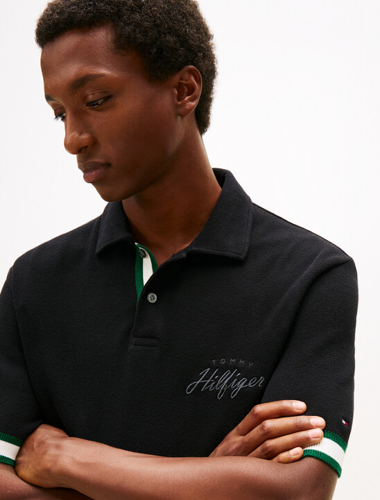 Flat Knit Classic Fit Polo