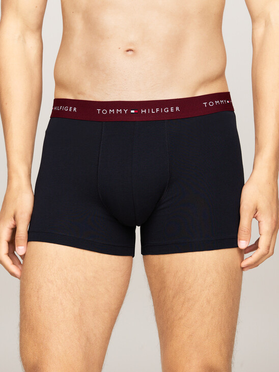 3-Pack Logo Waistband Trunks