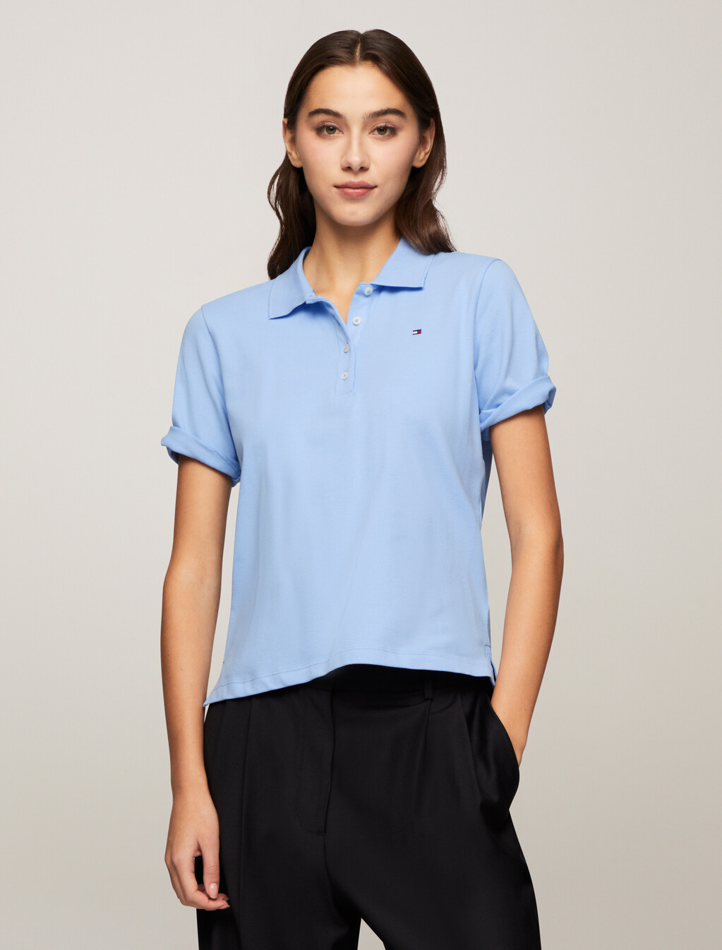 1985 Collection Flag Embroidery Regular Polo, Vessel Blue, hi-res