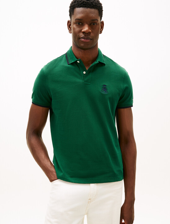Tommy Crest Tipped Polo