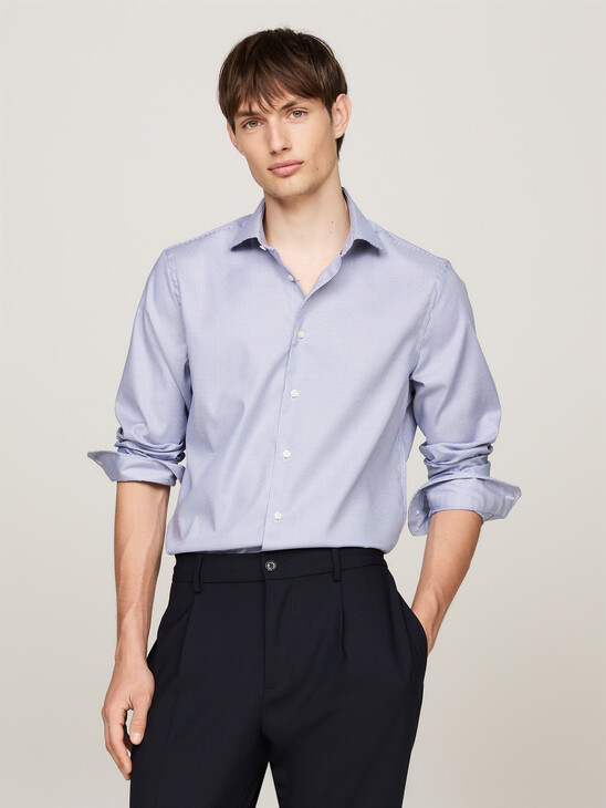 Smart Casual Check Slim Fit Shirt