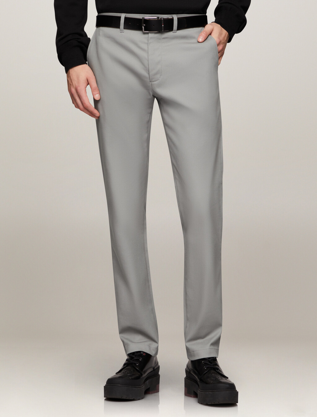 Denton Structured Twill Pants, Hydrogen Grey, hi-res