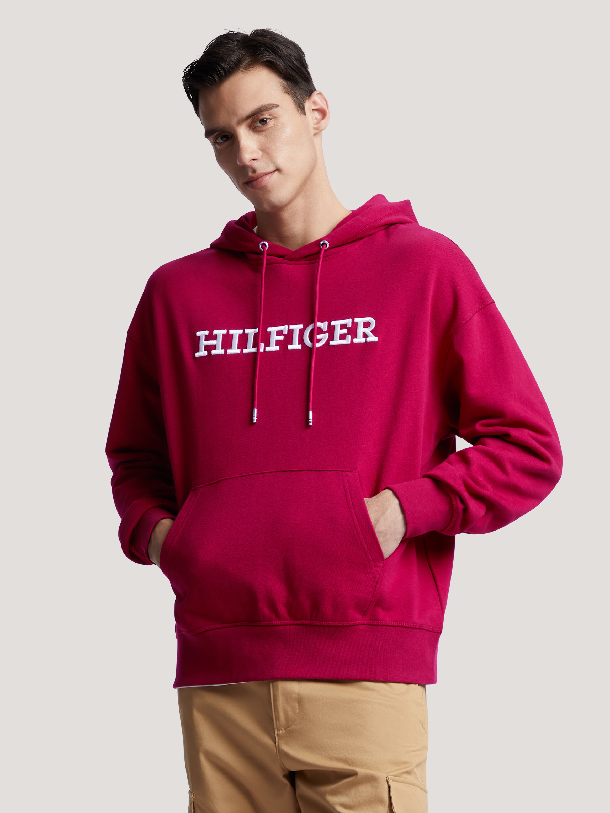 Fleece hoodie cheap tommy hilfiger