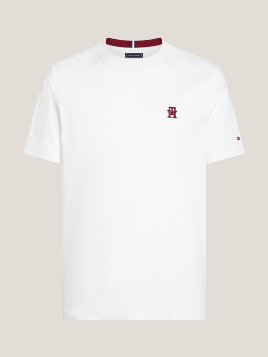 TH Monogram Interlock Cotton T-Shirt