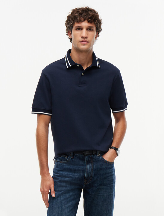 Relaxed Fit Foulard Jacquard Polo Shirt