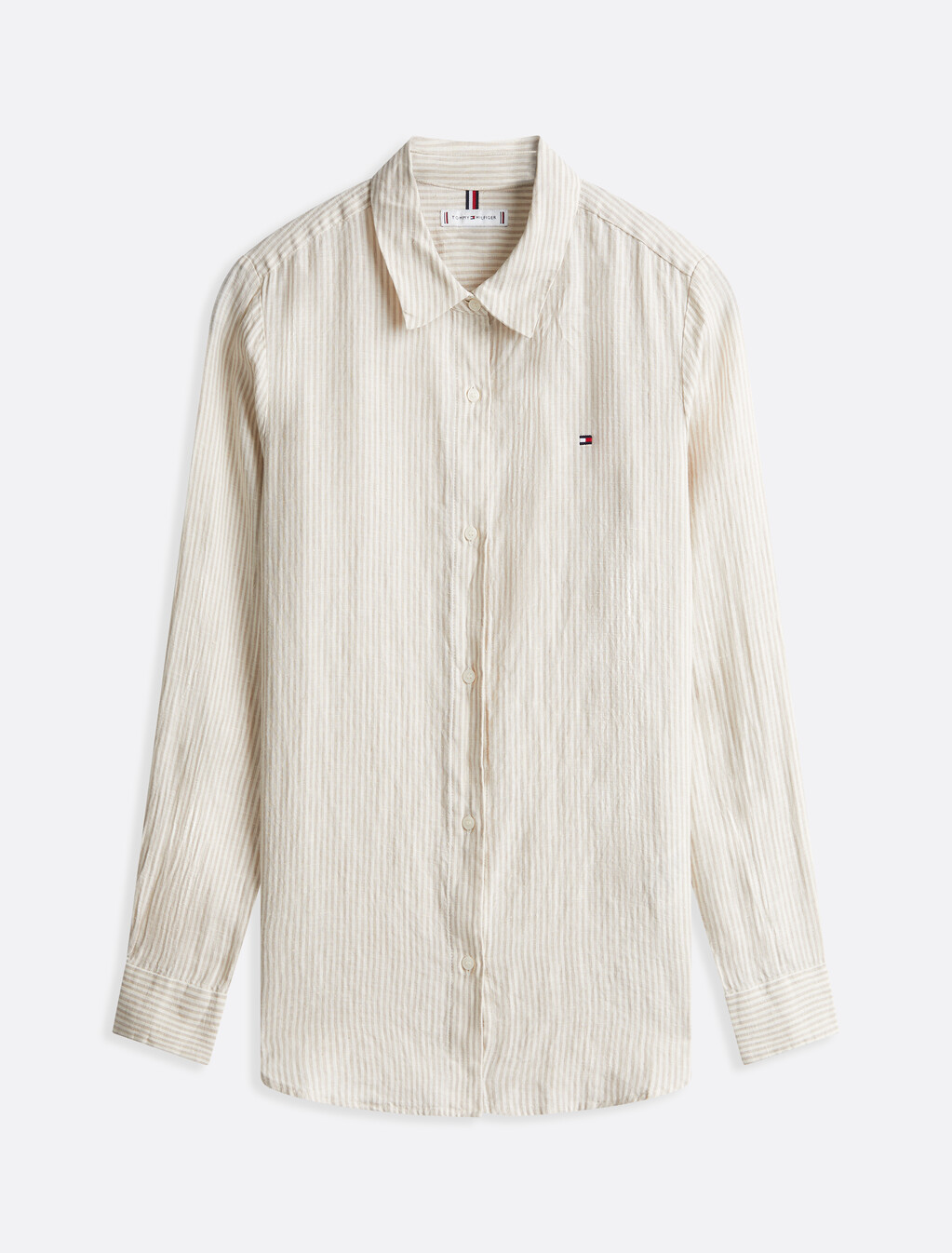 Asia Fit Essential Linen Relaxed Shirt, Classic Ithaca/ Sandalwood, hi-res