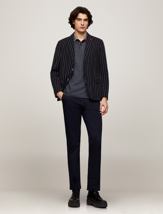 Interlock Micropattern Organic Cotton Polo