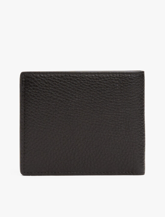 Corporate Leather Bifold Wallet, Black Corporate Leather Bifold Wallet