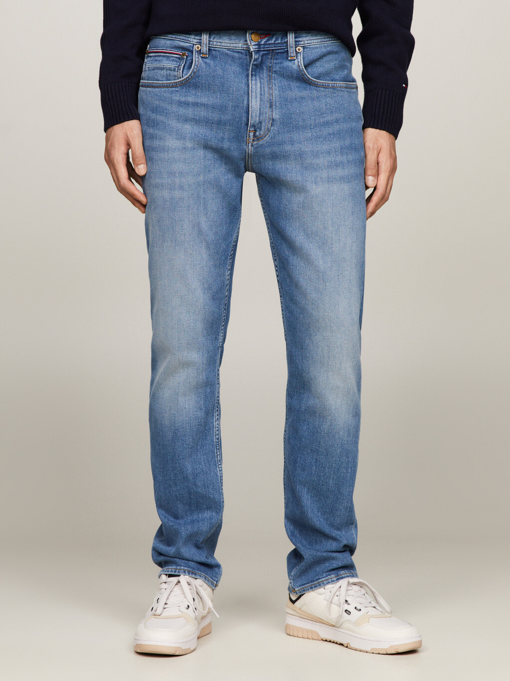 TH Flex Mercer Regular Straight Jeans, Boston Indigo, hi-res