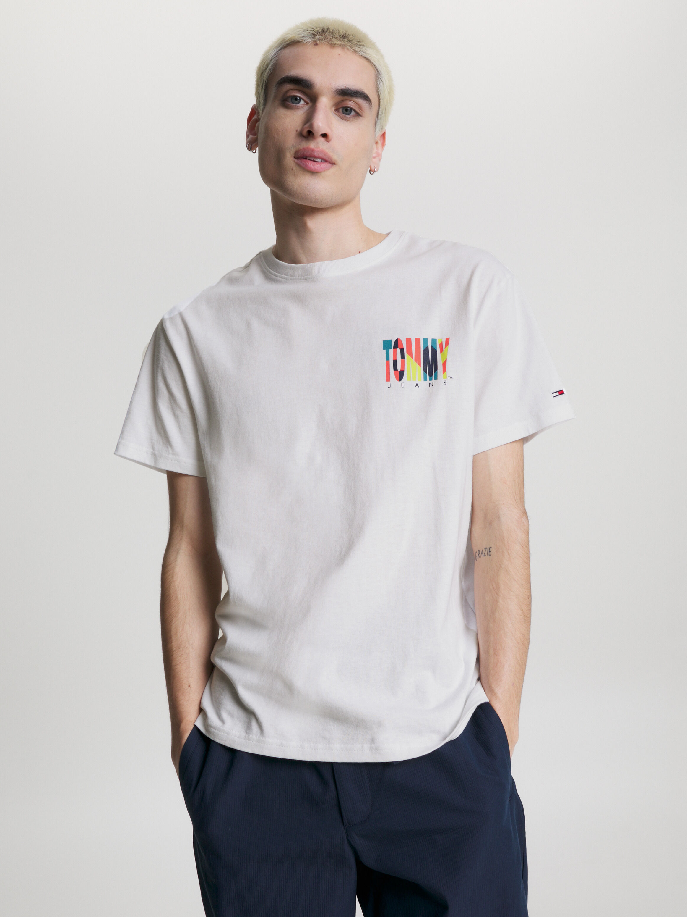 Mens tommy hilfiger t 2025 shirt sale