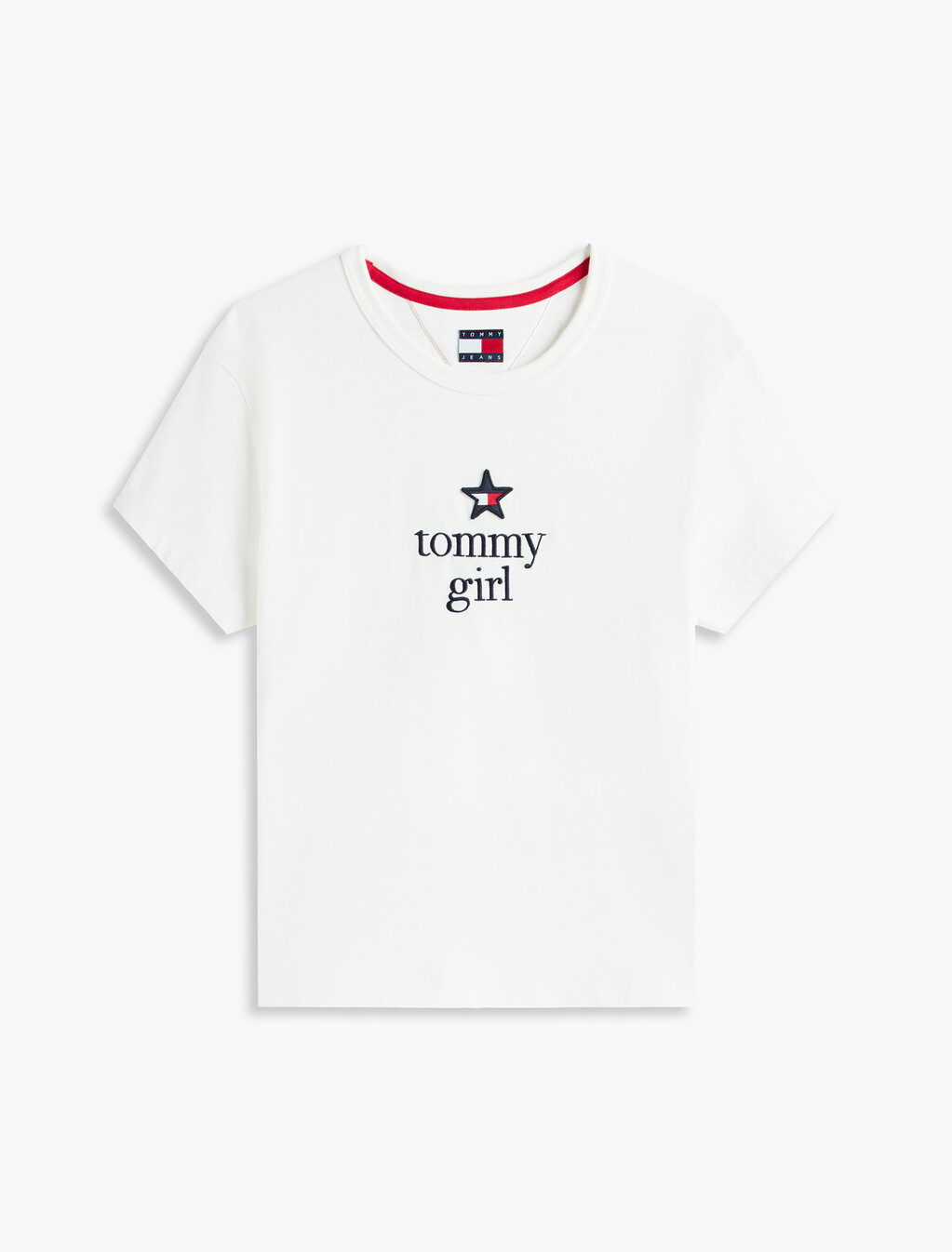 Tommy Girl Graphic Regular T-Shirt, Ecru, hi-res