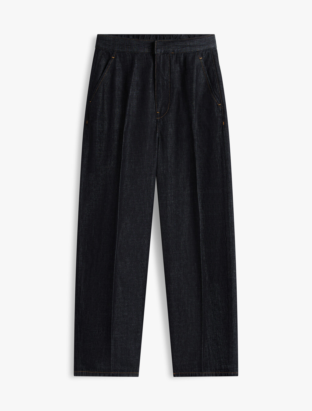 Asia Fit Cropped Barrel Jeans, Pure, hi-res