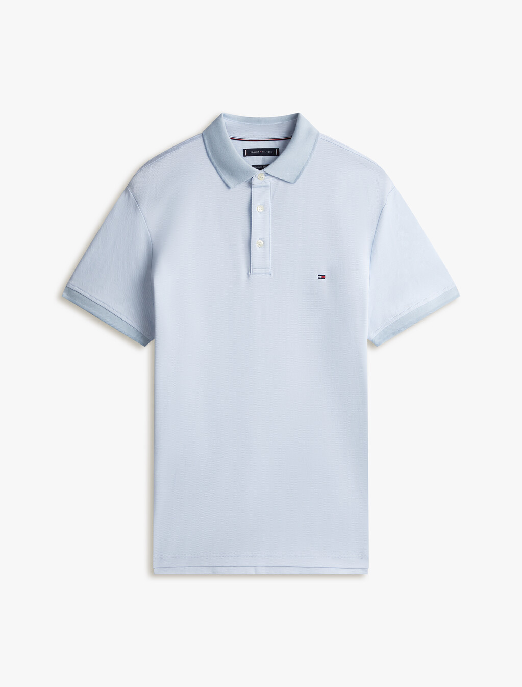 Interlock Polo, Breezy Blue / White, hi-res