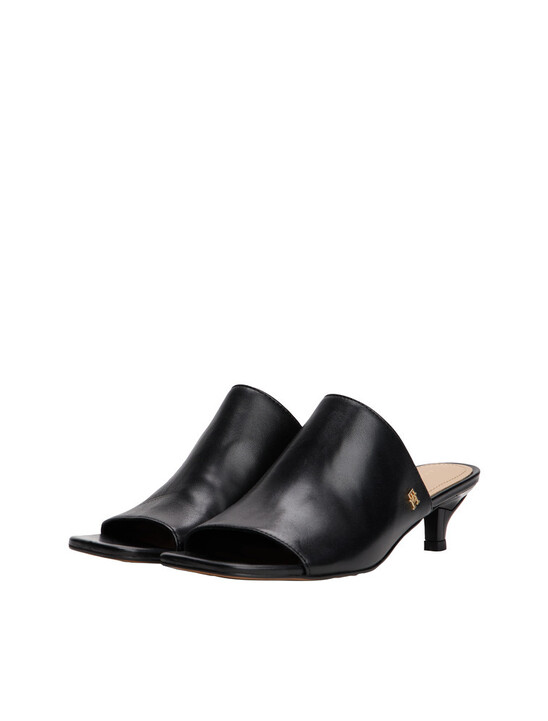 Leather Kitten Heels