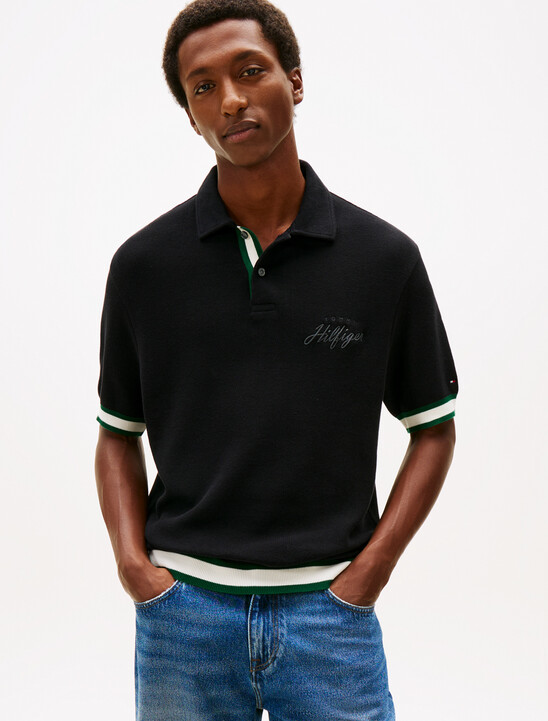 Flat Knit Classic Fit Polo