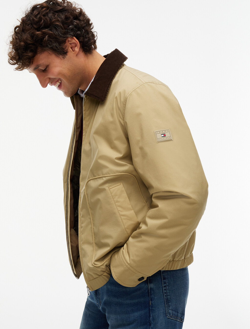 Padded Ripstop Zip-Thru Ivy Jacket, Western Khaki, hi-res