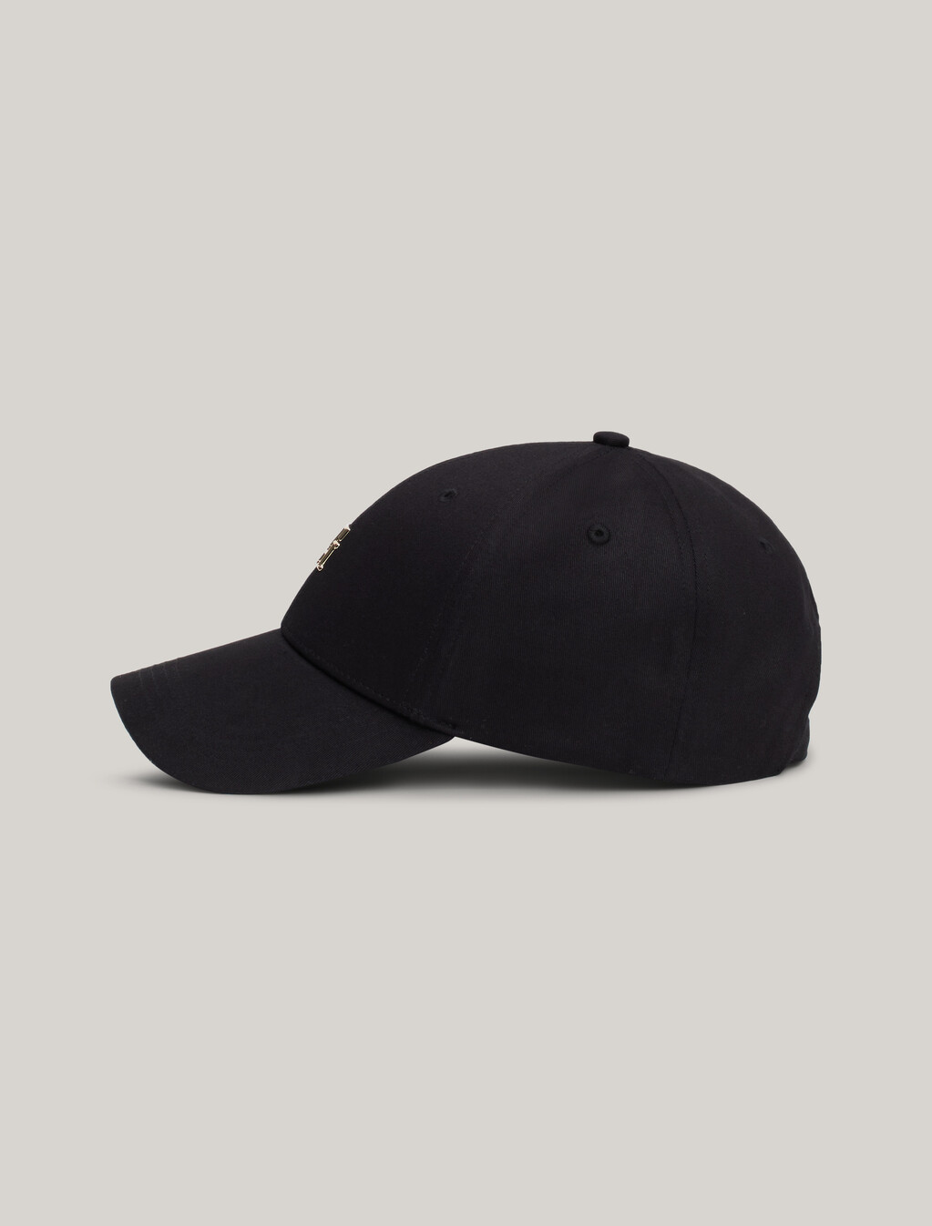 TH Monogram Plaque Baseball Cap, Black, hi-res