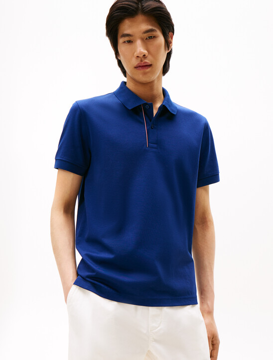 Signature Stripe Jacquard Polo