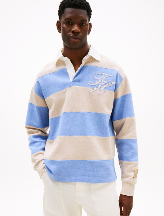 Interlock Stripe Rugby Shirt