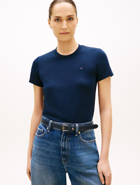 Asia Fit Double Knit Crewneck T-Shirt